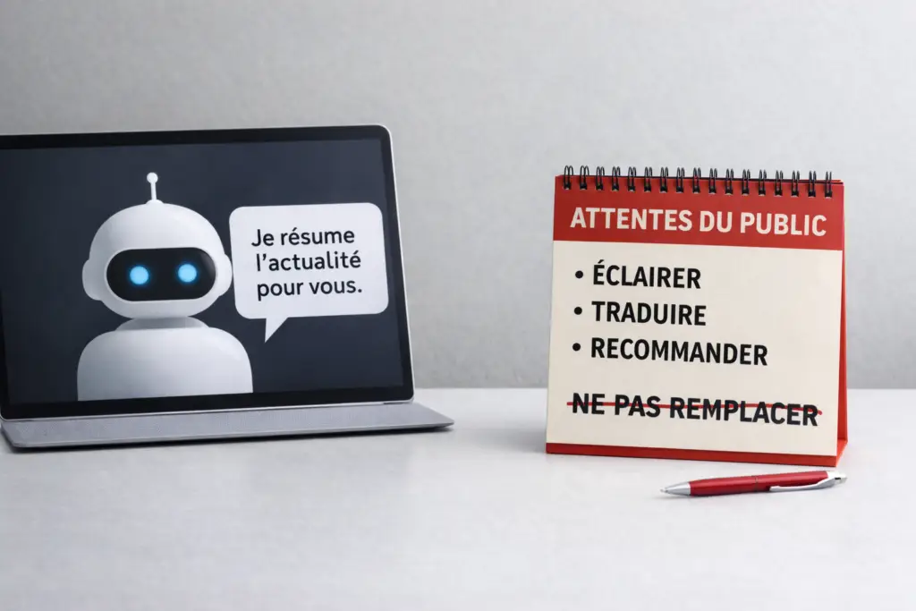 La part de personnes qui disent utiliser des chatbots d’IA pour s’informer chaque semaine reste faible, mais elle monte fortement chez les moins de 25 ans.